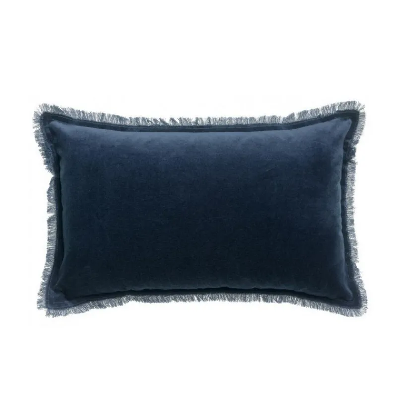 Coussins Et Rideaux<VIVARAISE Coussin uni Fara Marine,