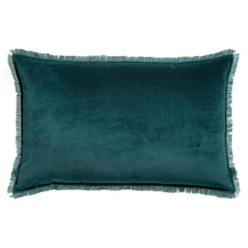 Coussins Et Rideaux<VIVARAISE Coussin uni Fara Paon,