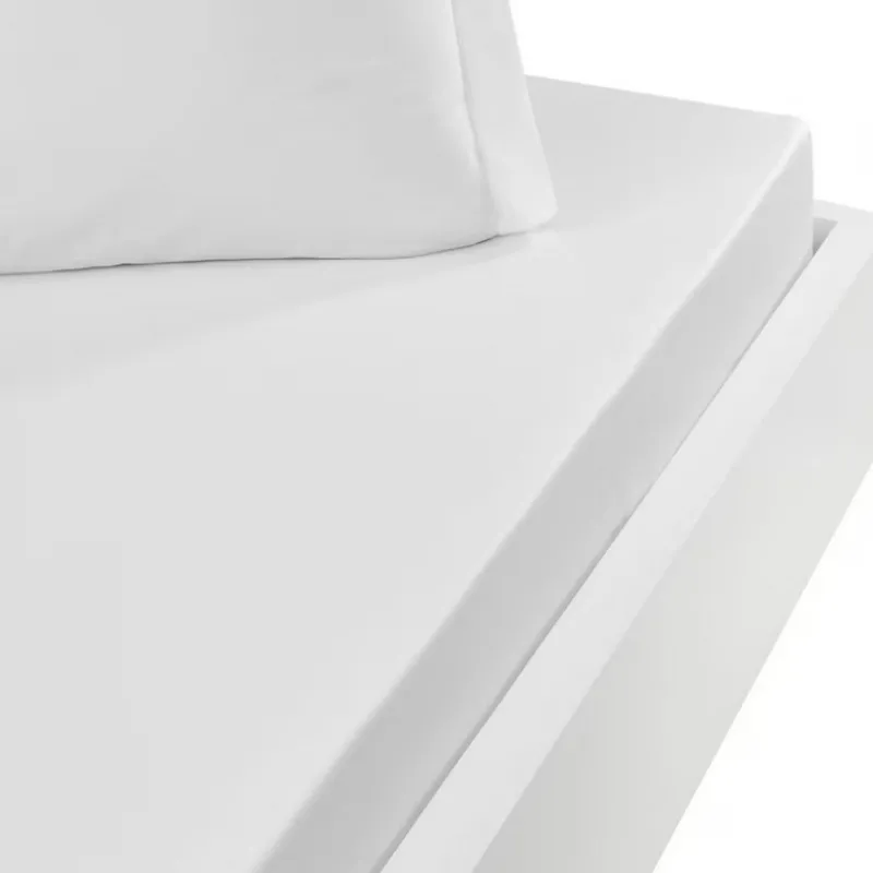 Draps Plats Et Draps Housse<SENSEI Drap Housse Soft Percale Blanc,