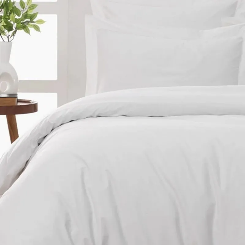 Draps Plats Et Draps Housse<SENSEI Drap Plat Soft Percale Blanc,