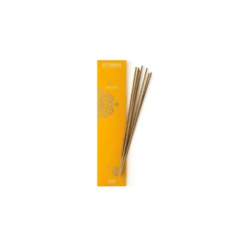 Bougies Parfumées<ESTEBAN Encens Indiens Ambre,
