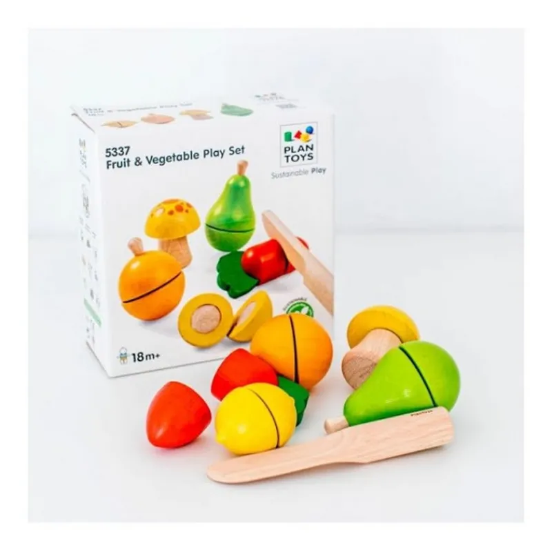 Les Jeux Pour Enfant<Asa Toys Fruits et légumes en bois, Plan Toys