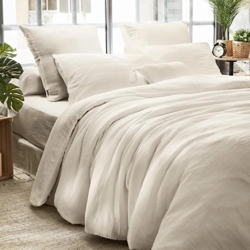 Housses De Couette, Parures<L'effet papillon Housse de couette Gaze de coton Gaïa Pampa,