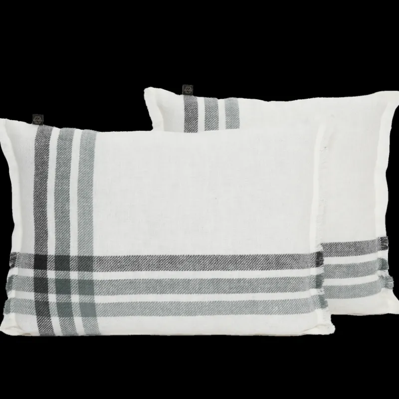 Coussins Et Rideaux<HAOMY TEXTILE Housse de Coussin 40 x 60 cm Paros, Haomy