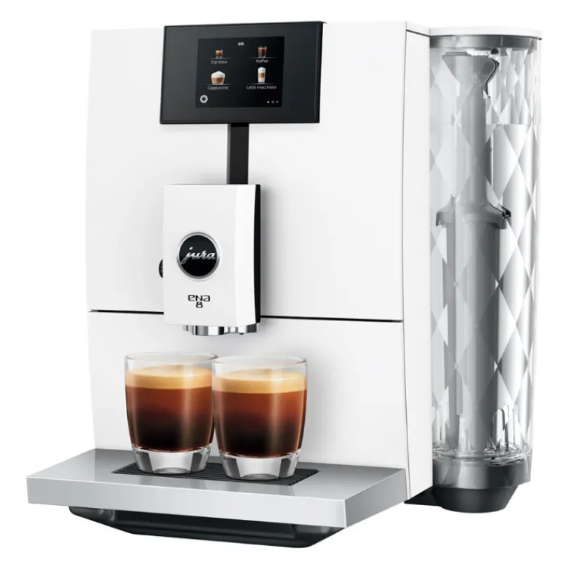 Machines À Café Professionnelles, Robots<JURA Machine Automatique à café ENA 8 Full Nordic White EC