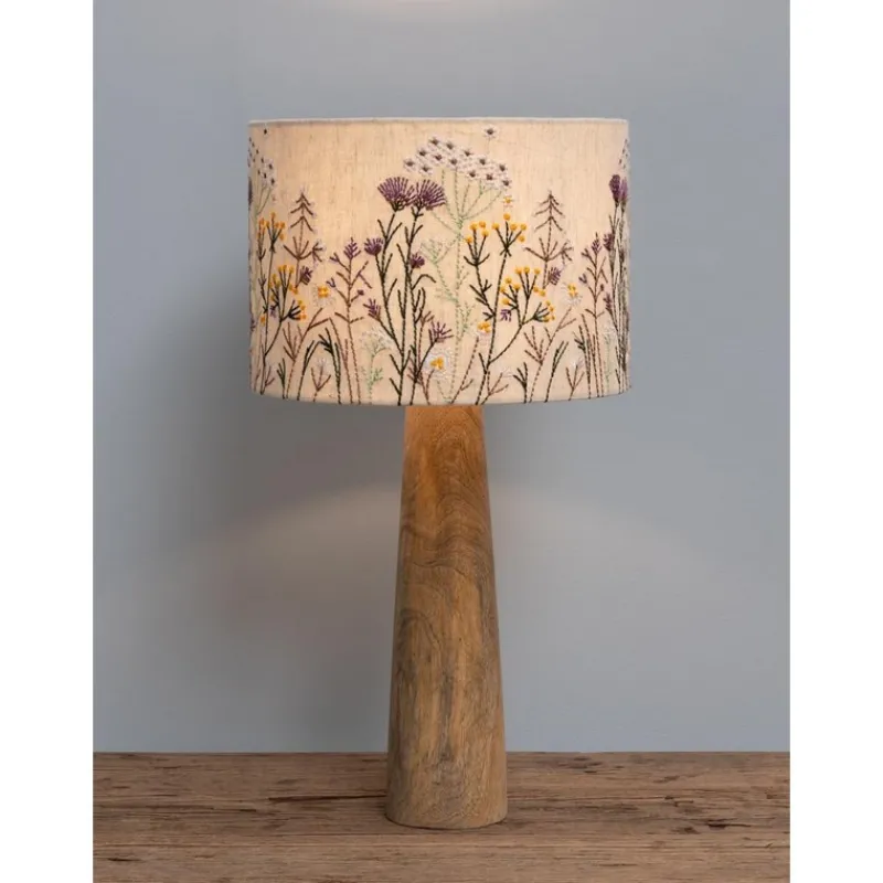 Lampes Et Suspensions<Chehoma Lampe et abat-jour brodé Wildflower,