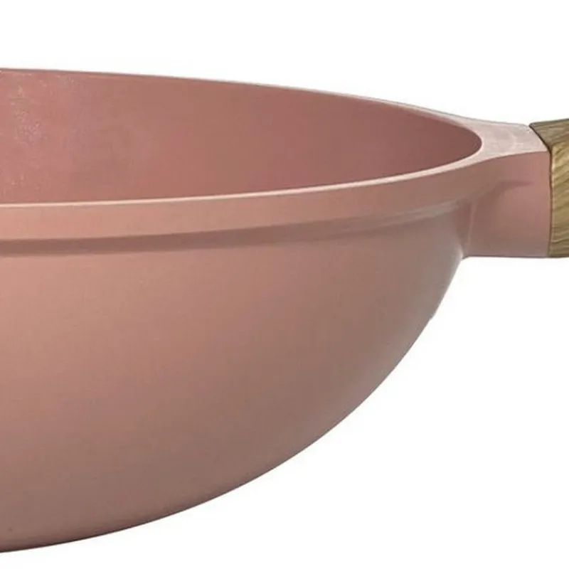 Woks | Sauteuses Anti-Adhérentes<COOKUT L'Incroyable Wok Rose Guimauve,