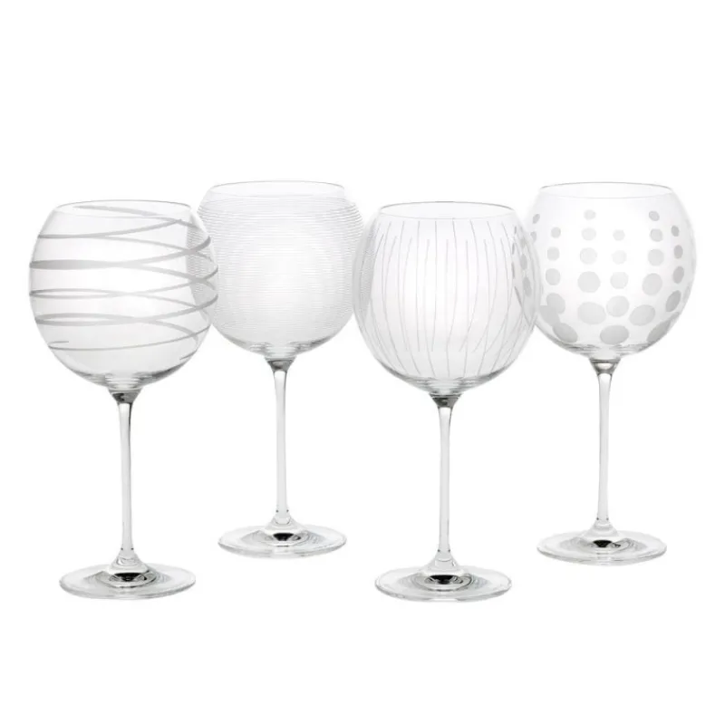 Verres À Vin<Mikasa Lot de 4 verres ballon Cheers,