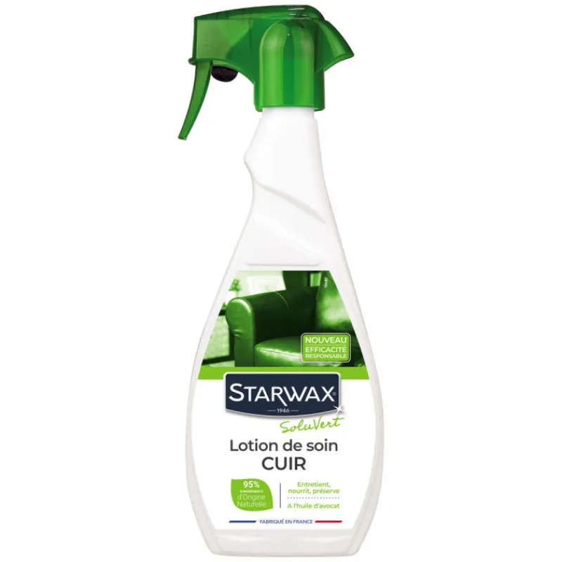 Écologiques<STARWAX Lotion de soin pour cuir Soluvert 500 ml,