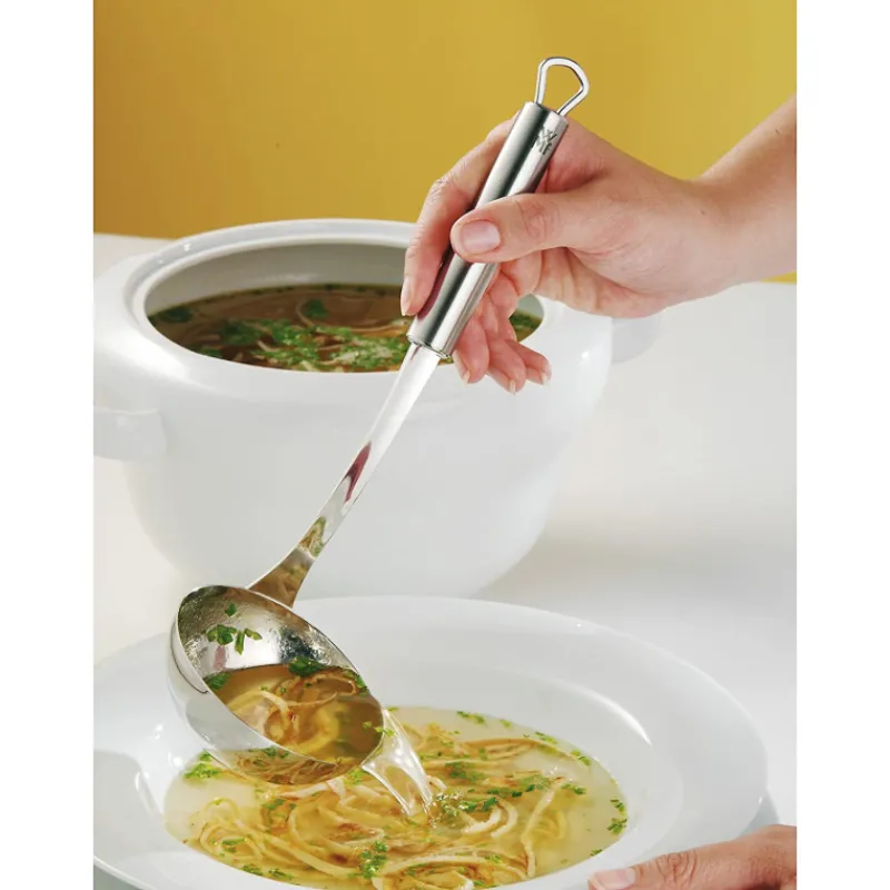 Ustensiles En Inox<WMF Louche à soupe inox Profi Plus,