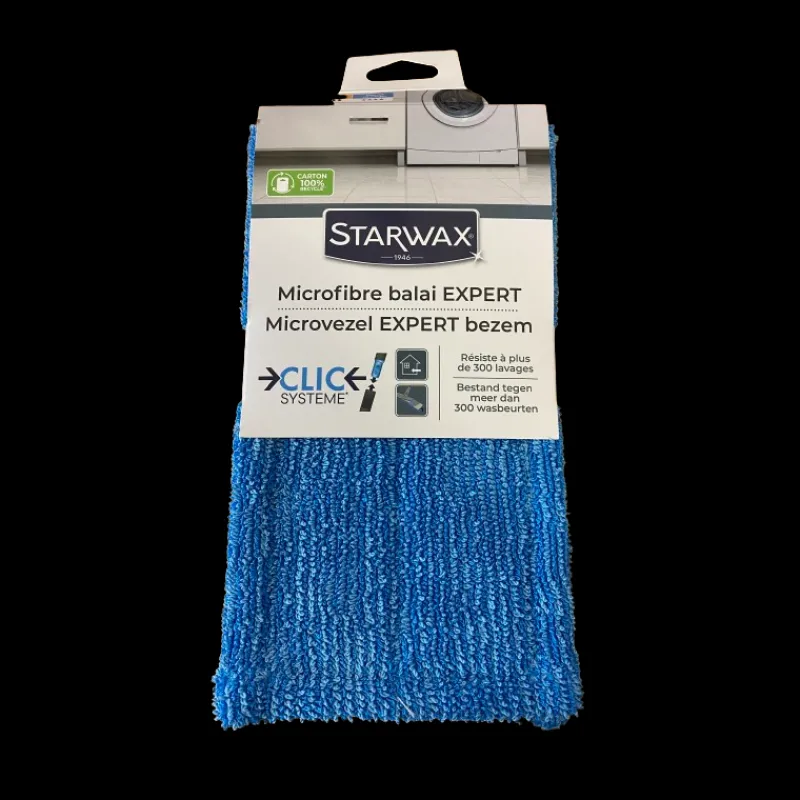 Brosserie | Sols<STARWAX Microfibre Balai Expert Clic Système,