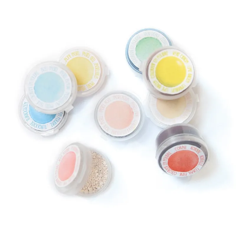 Les Macarons | Les Cupcakes<ScrapCooking 9 Mini-colorants artificiels en poudre Pastel,