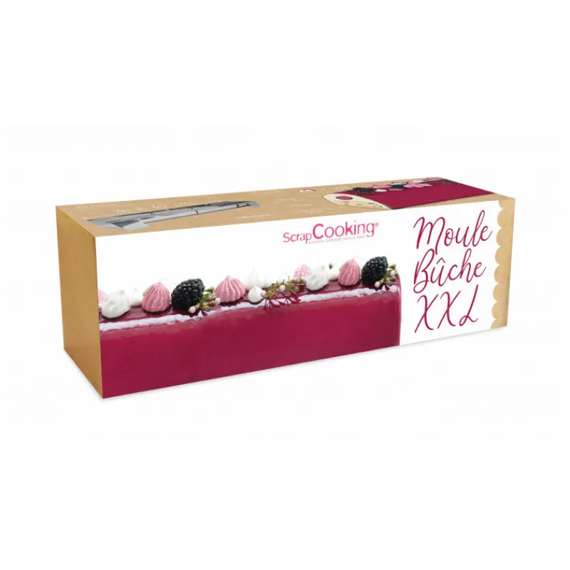 Moules À Pâtisserie<ScrapCooking Moule bûche inox XXL,