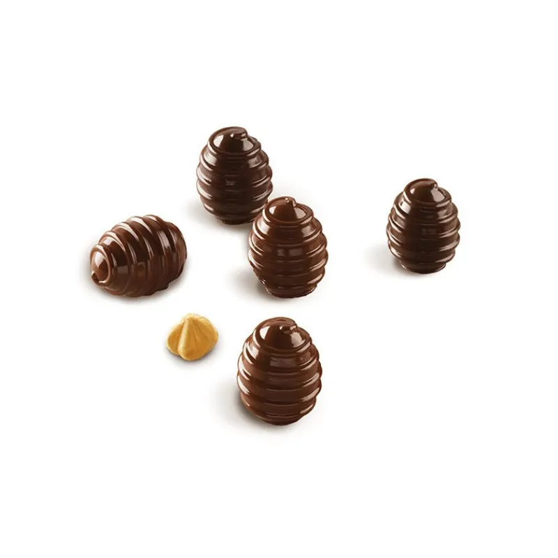 Le Chocolat | Moules Souples<SILIKOMART Moule chocolat 3D Choco Spiral ,