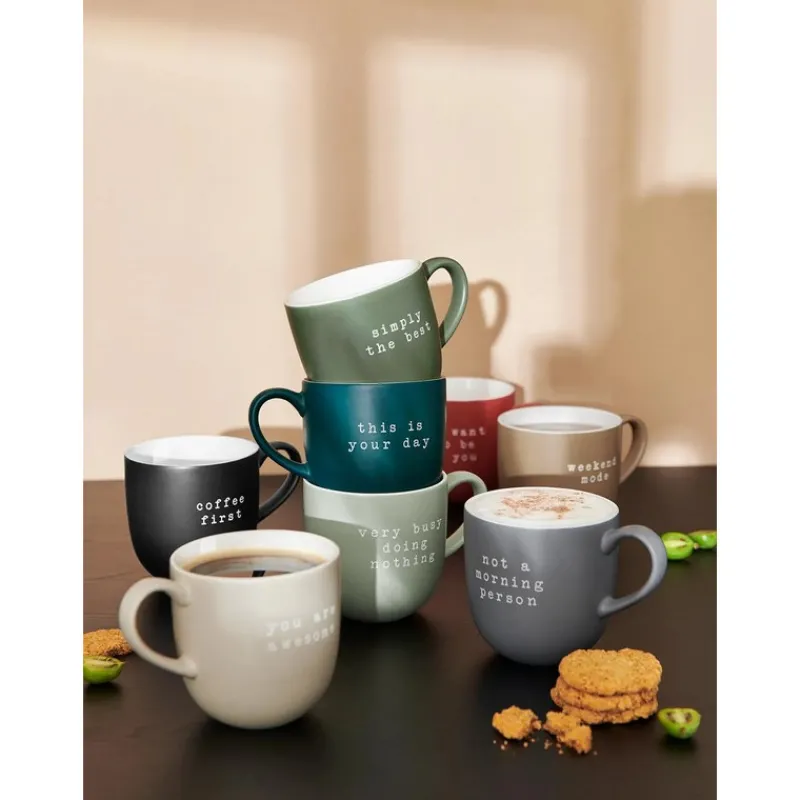 Bols, Mugs Et Tasses<ASA SELECTION Mug Coffee First Hey!,