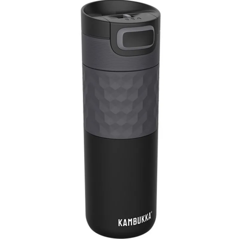 Bouteilles Et Gourdes<Kambukka Mug isotherme Etna Grip 500ml Black Steel,