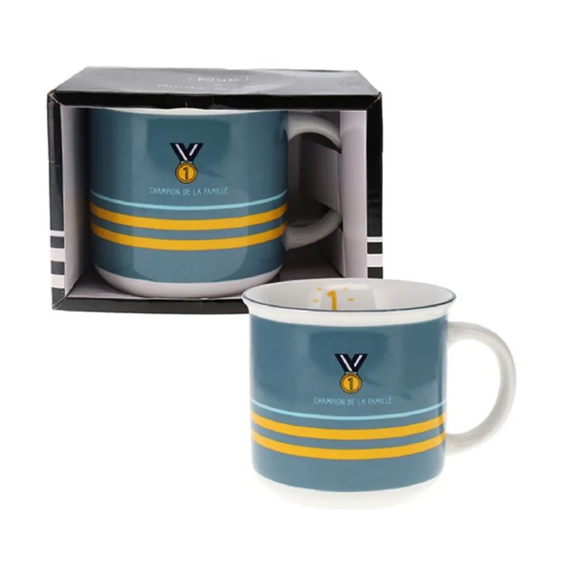 Bols, Mugs Et Tasses<Kiub Mug Timbale 42cl Champion de la Famille,
