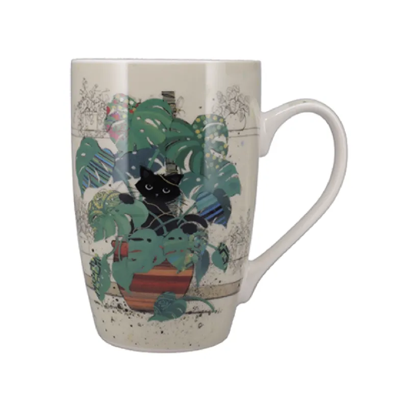 Bols, Mugs Et Tasses<Kiub Mug XL 49 cl Bug Art Chaton Monstera,