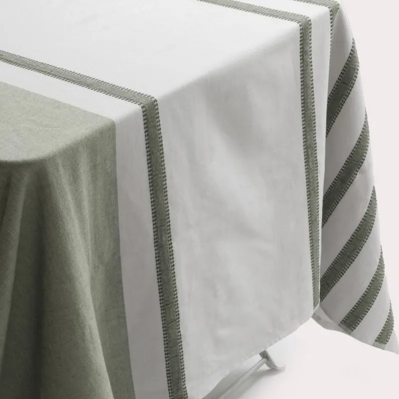 Nappes<Vent du Sud Nappe en Coton Aksel Sauge,