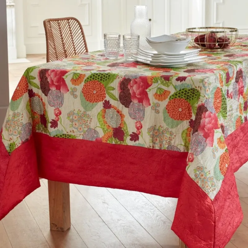 Nappes<José Houel Nappe Taffetas Froissé Geisha Fuchsia,