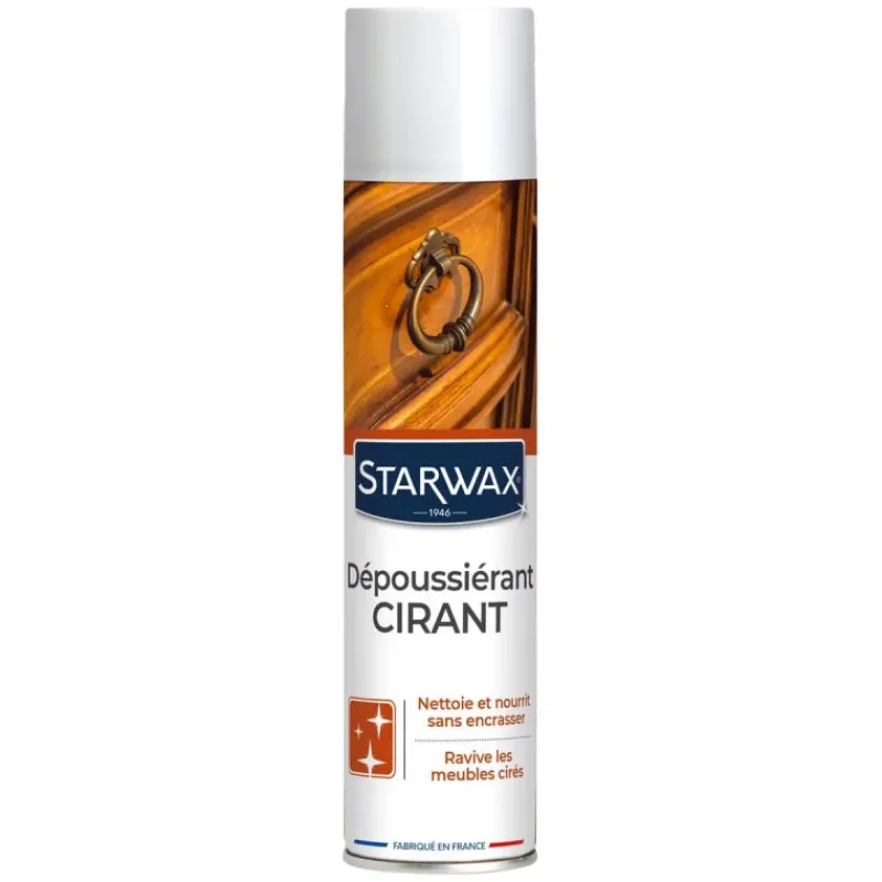 Bois<STARWAX Nettoyant dépoussiérant cirant,