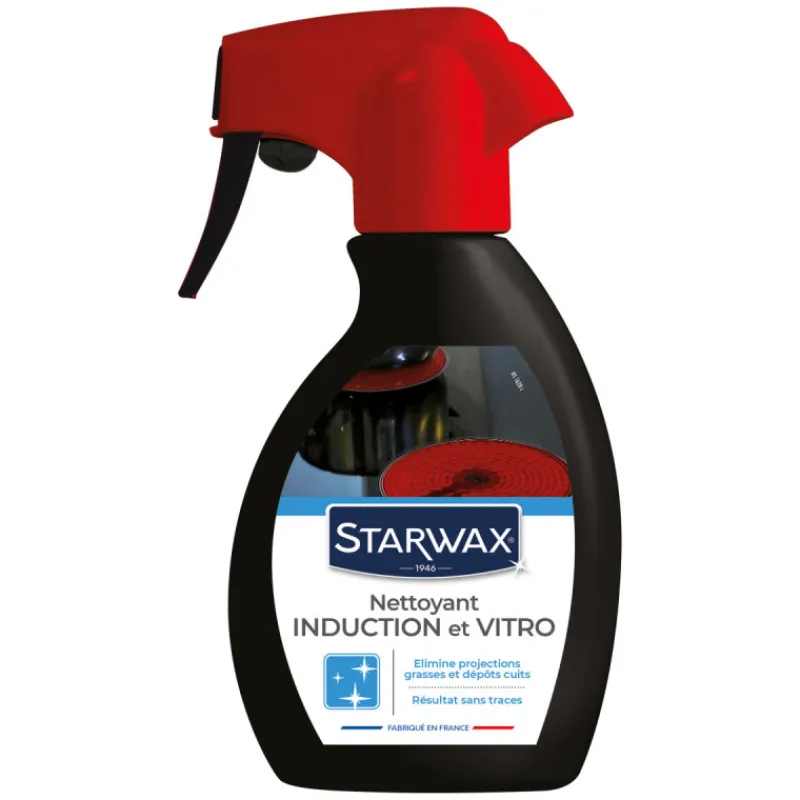 Cuisine<STARWAX Nettoyant quotidien pour vitrocéramique et induction,