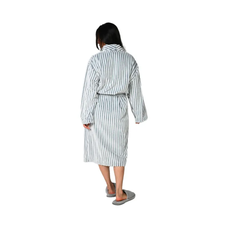 Peignoirs<SENSEI Peignoir polaire côtelé Kash Denim,
