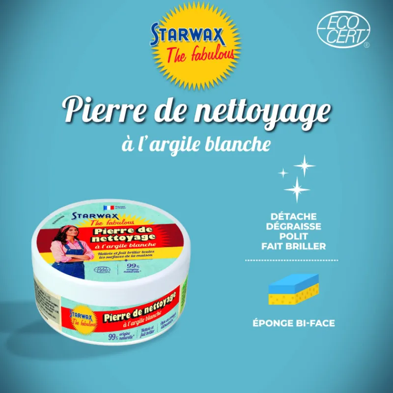 Écologiques<STARWAX Pierre blanche Multi-usages, Fabulous