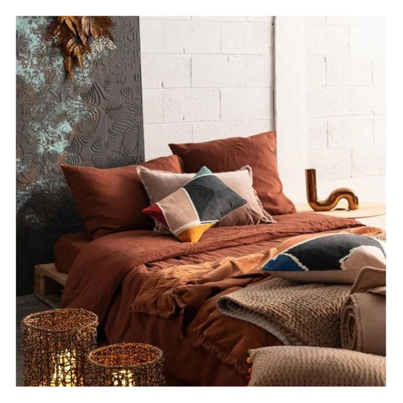 Plaids Et Couvre-Lits<VIVARAISE Plaid Fara Caramel,