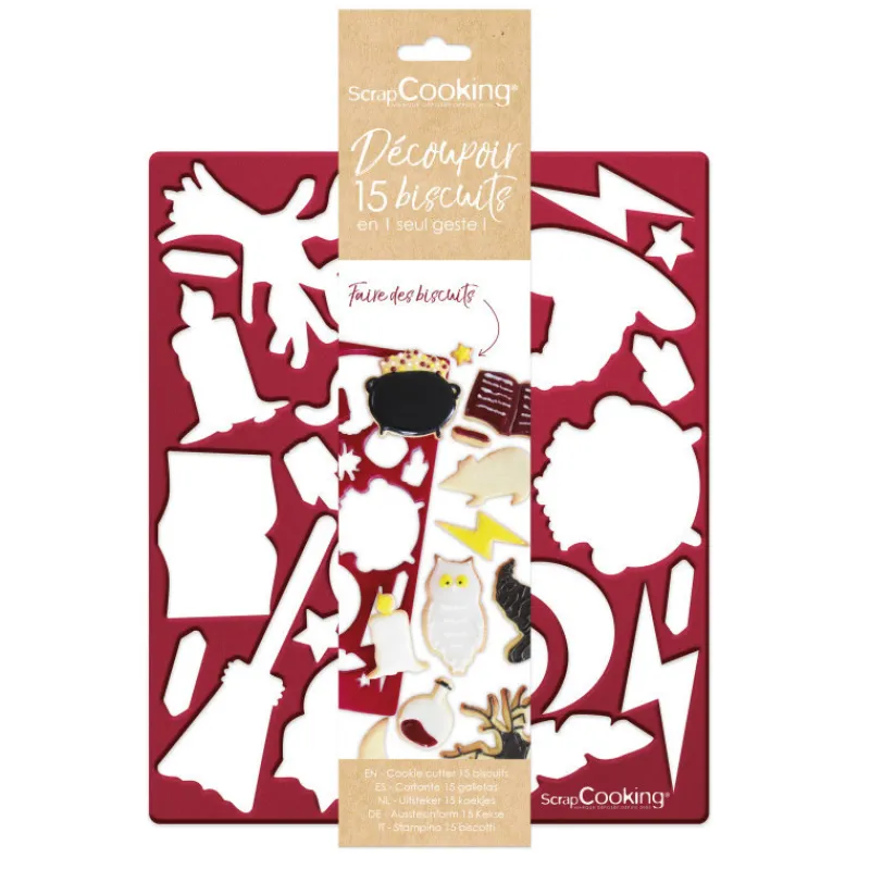 Emporte-Pièce<ScrapCooking Plaque découpoir multi sorcier,