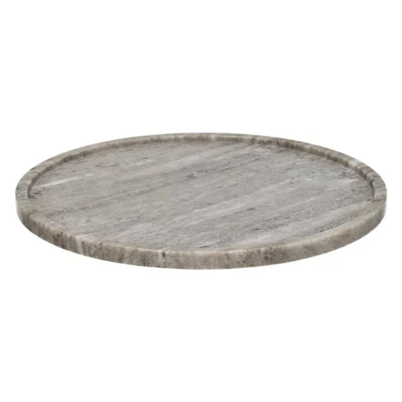 Les Plateaux | Les Plateaux À Fromage<Pomax Plat Ø 30 cm Marmar Gris,