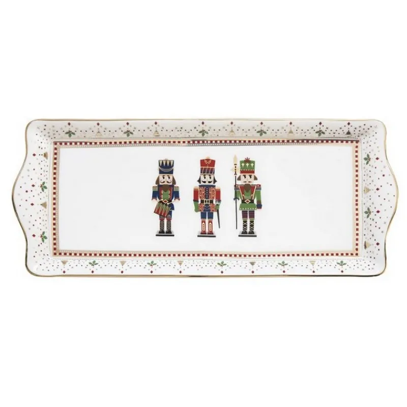 Les Plats De Service<Easy life Plat à cake 35 x 15 cm Nutcracker,