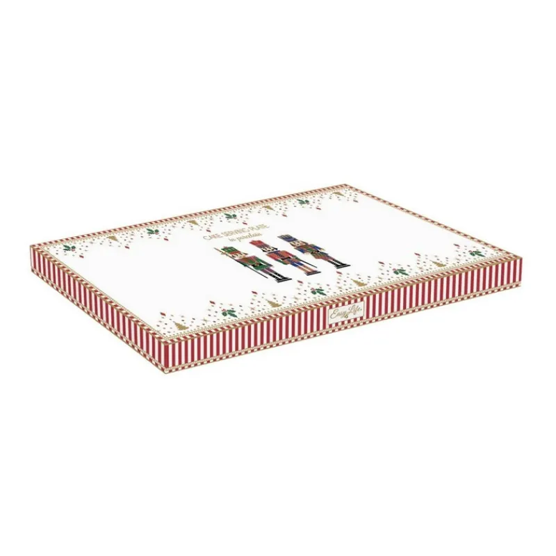 Les Plats De Service<Easy life Plat à cake 35 x 15 cm Nutcracker,