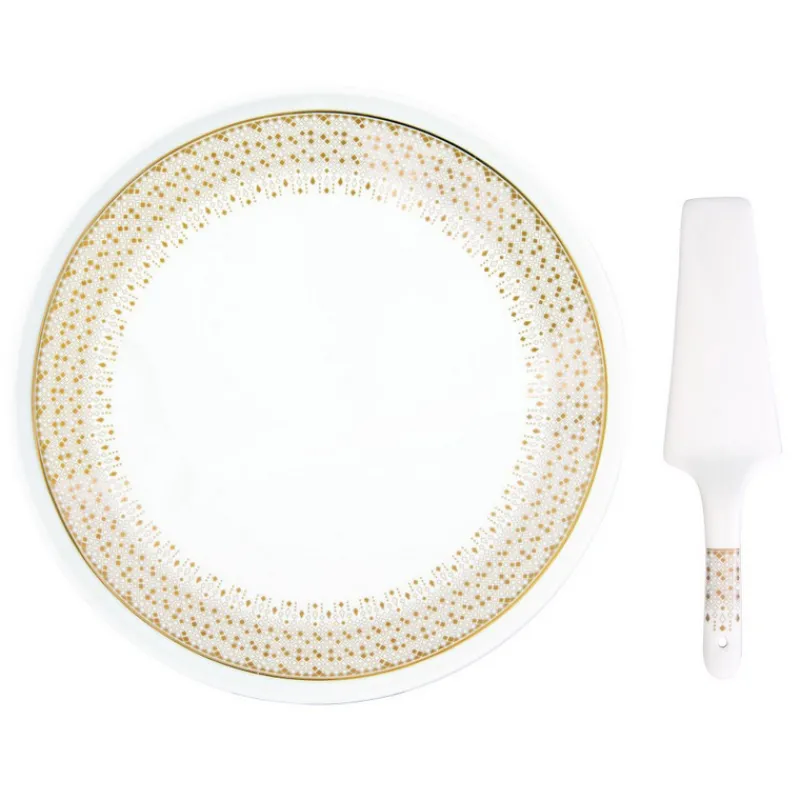 Les Plats De Service<Easy life Plat à tarte 32 cm avec pelle Festive,