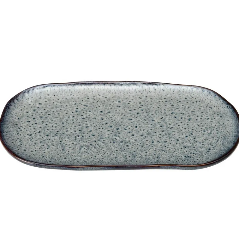 Les Plats De Service<LEONARDO Plat de service  32 x 18 cm Matera Gris, Léonardo