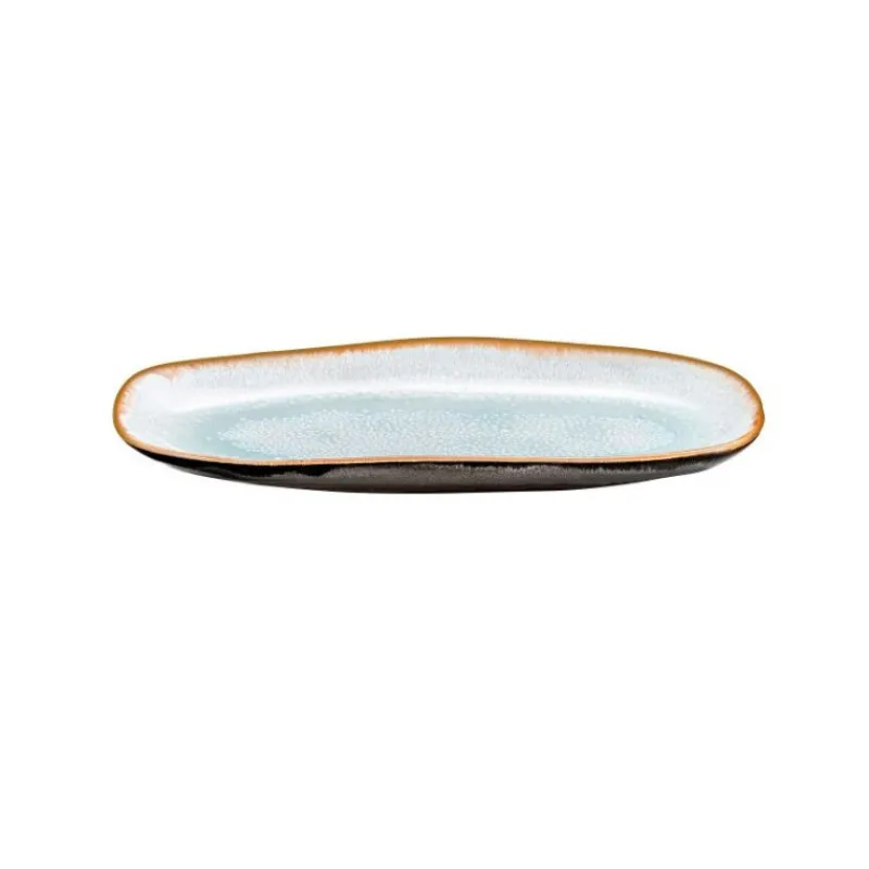 Les Plats De Service<Medard de Noblat Plat ovale PM Shadow Aqua, Médard de Noblat