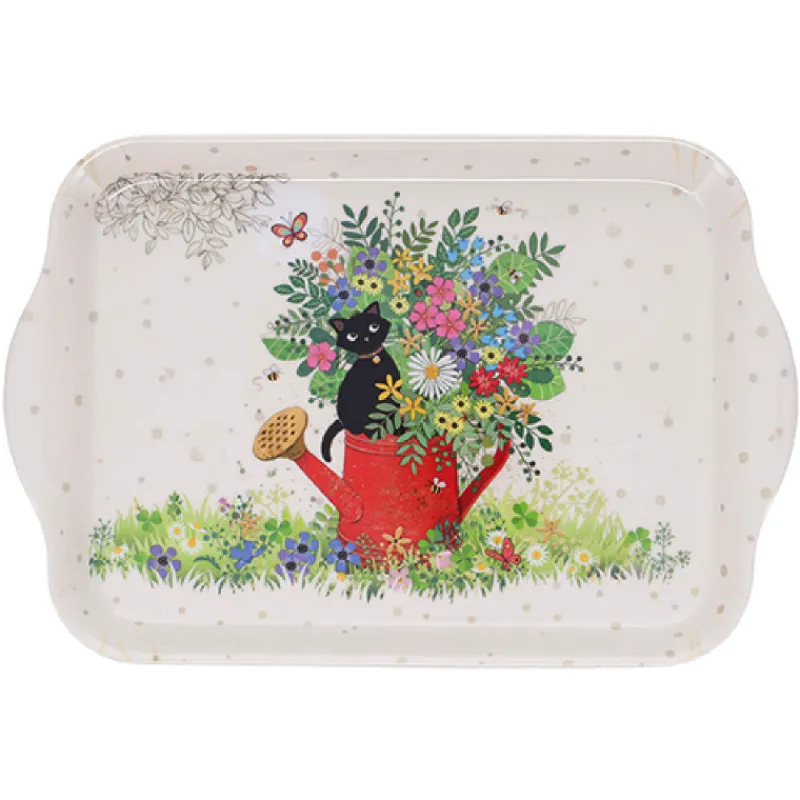 Les Plateaux<Kiub Plateau en mélamine Bug Art Chaton Arrosoir,