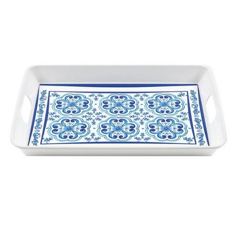 Les Plateaux<GUZZINI Plateau rectangulaire Blues,