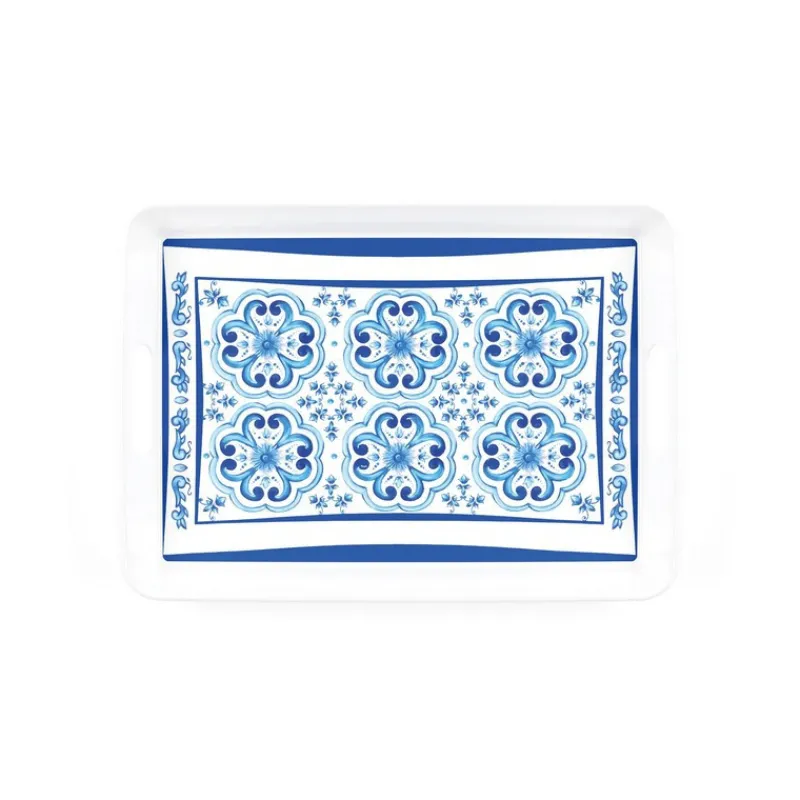 Les Plateaux<GUZZINI Plateau rectangulaire Blues,