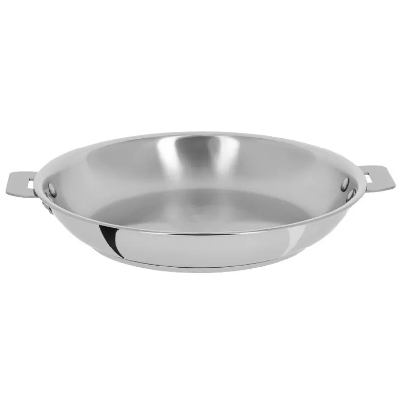 Poêles Inox<CRISTEL Poêle 32cm amovible inox Casteline,