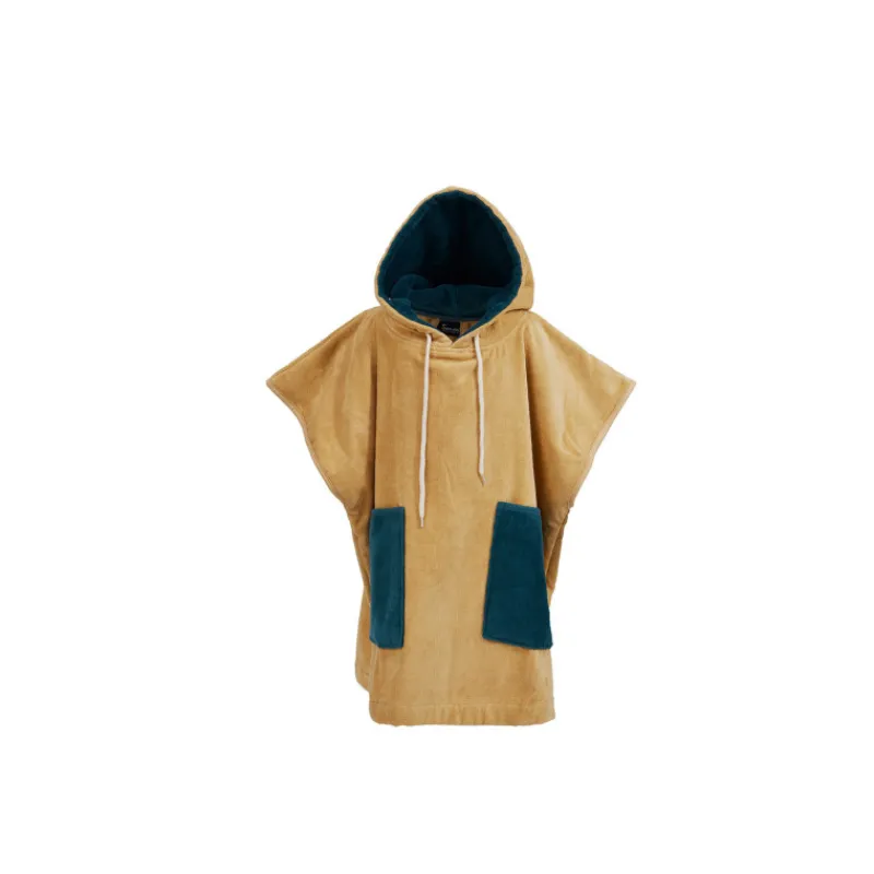 Le Textile Pour Enfant<SENSEI Poncho de bain enfant en velours Beach Miel,