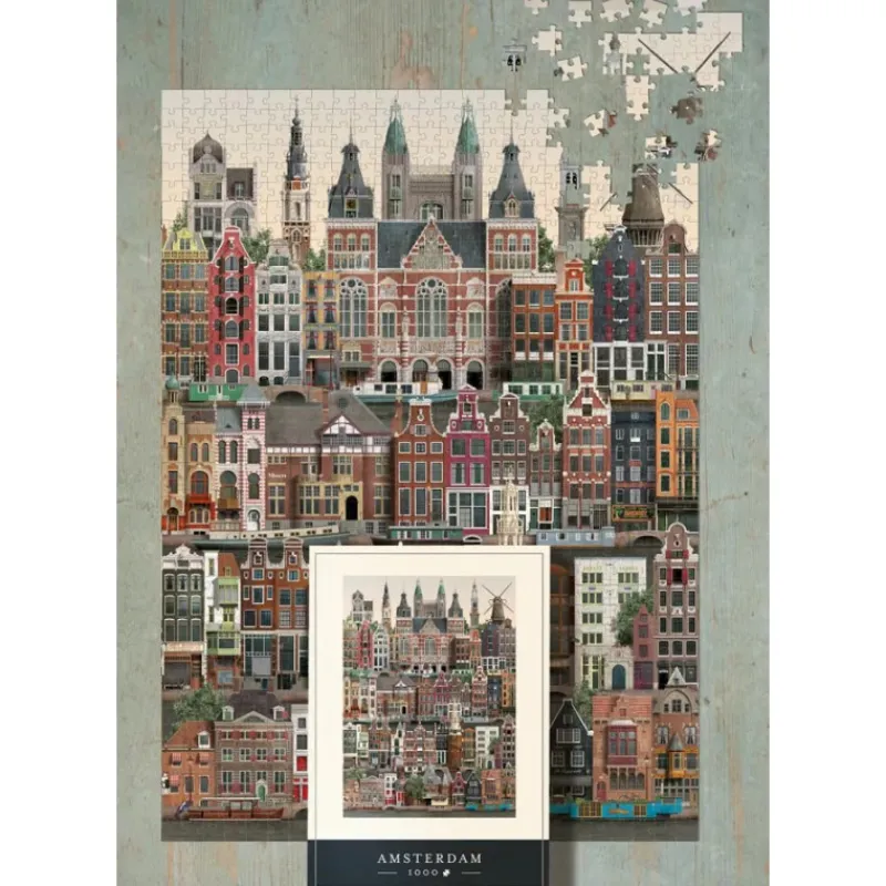 Les Jeux D'Intérieur<Martin Schwartz Puzzle 1000 pièces Amsterdam,