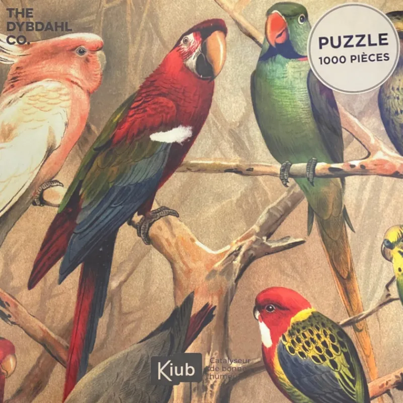 Les Jeux D'Intérieur<Kiub Puzzle de 1000 pièces Perroquets,