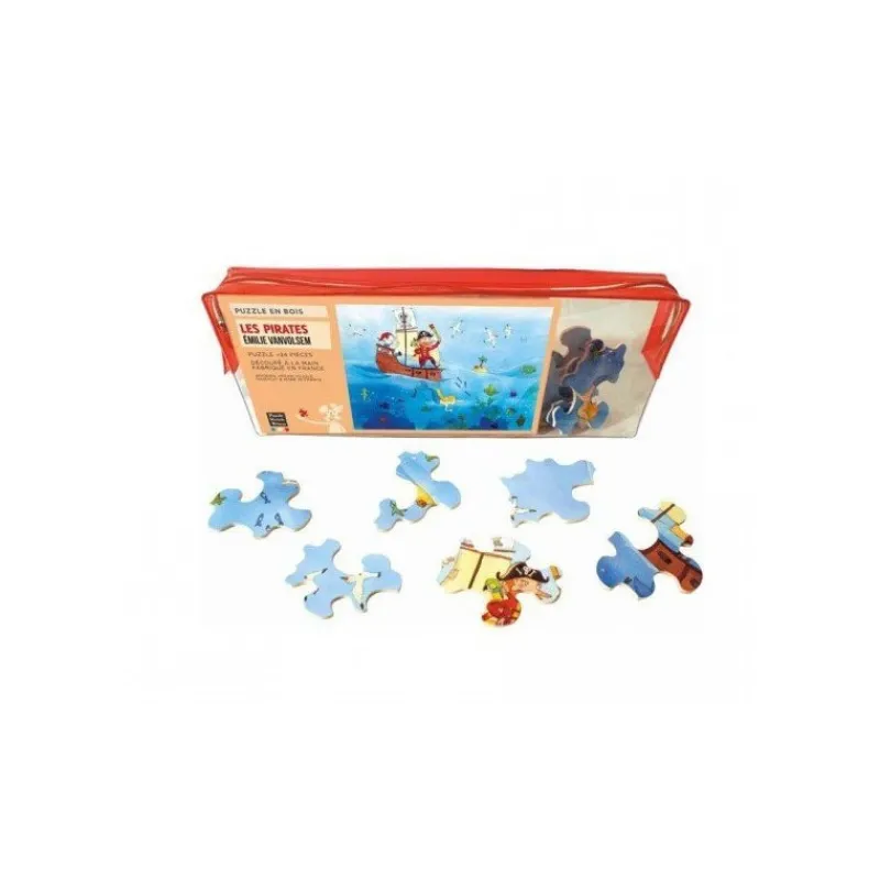 Les Jeux Pour Enfant | Les Jeux D'Intérieur<Wilson Jeux Puzzle en bois 24 pièces Les Pirates,