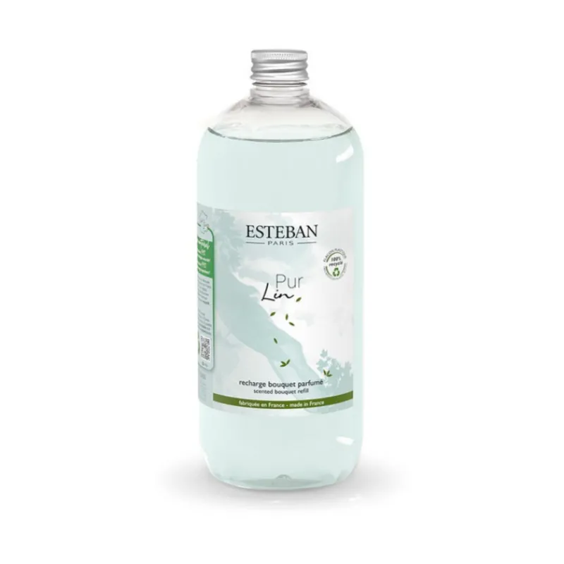 Parfums D'Intérieur<ESTEBAN Recharge de bouquet parfumé 1L Pur Lin, Estéban