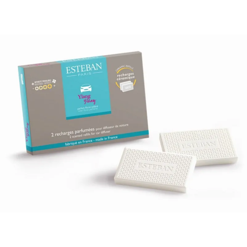 Diffuseurs De Parfum D'Intérieur<ESTEBAN Recharge parfumée pour diffuseur de voiture Ylang Ylang,