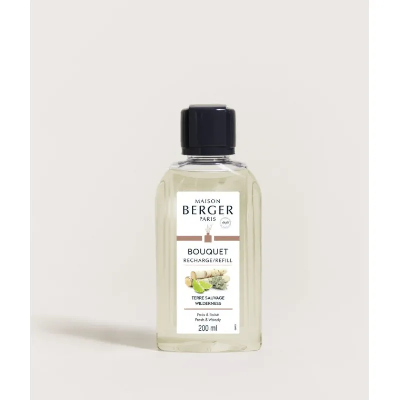 Parfums D'Intérieur<MAISON BERGER Recharge pour bouquet parfumé Terre sauvage,