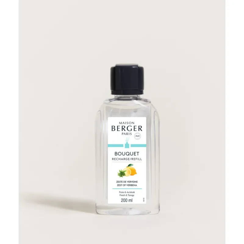 Parfums D'Intérieur<MAISON BERGER Recharge pour bouquet parfumé Zeste de Verveine,