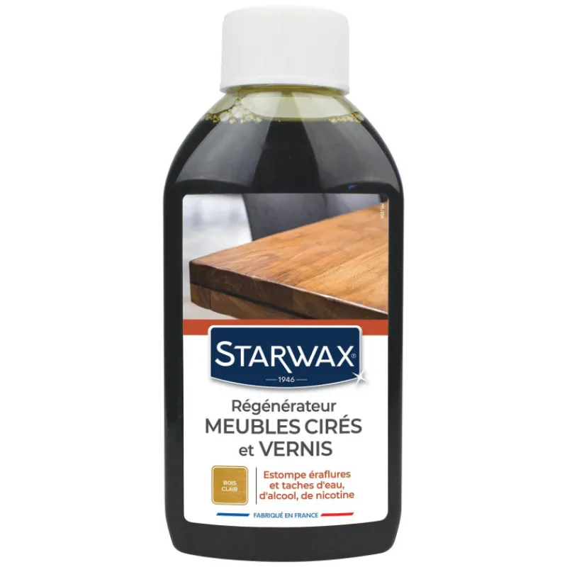 Bois<STARWAX Régénérateur meubles cirés et vernis,