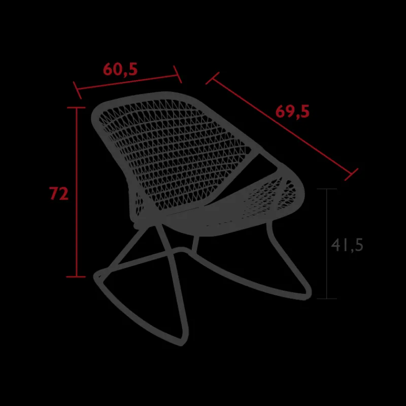 Fauteuils, Chaises Et Bancs<FERMOB Rocking Chair Sixties,